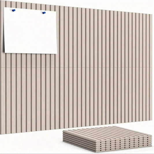 6er-Set Büro-Filz-Pinnwände – Lärmreduzierende Wandtafeln für Notizen, Fotos & Memo