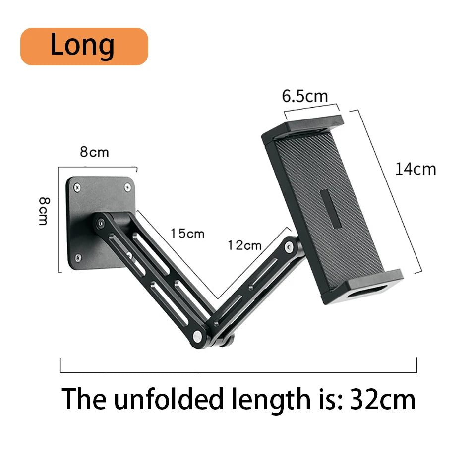 Verstellbare Tablet- & Smartphone-Halterung mit Schwenkarm – 360° drehbar