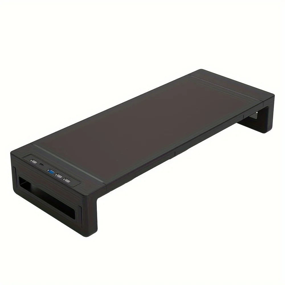 Monitorständer mit Schublade – Höhenverstellbarer & faltbarer Desktop Riser