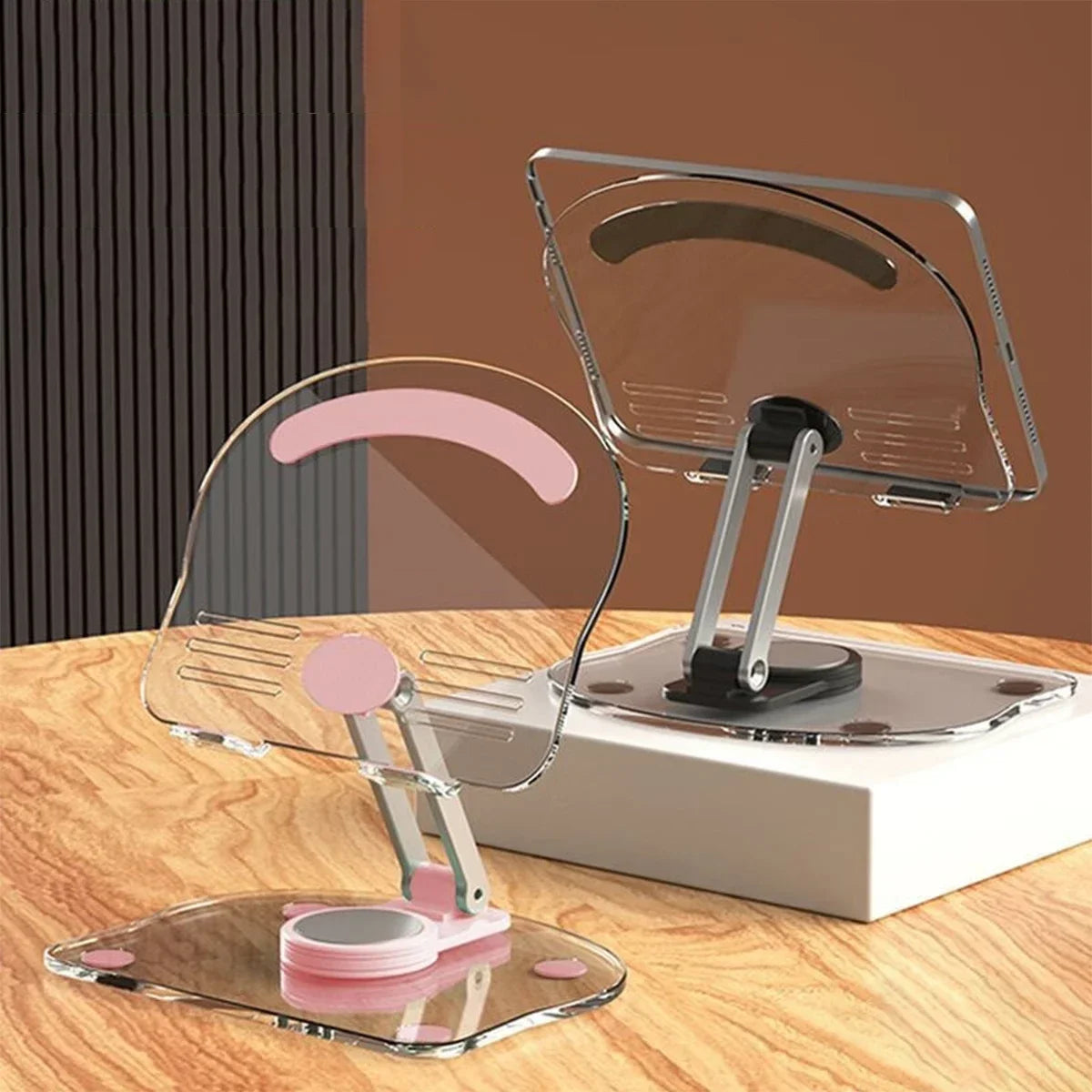 360° Drehbarer Transparenter Tablet-Ständer