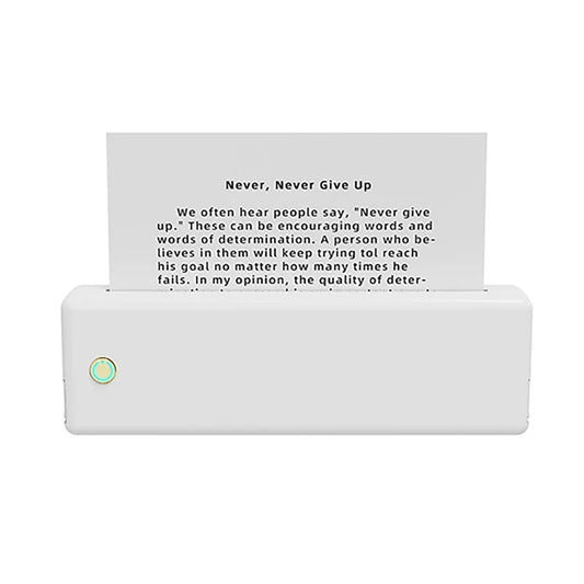 Tragbarer A4 Thermodrucker mit Bluetooth – kabelloses Drucken ohne Tinte