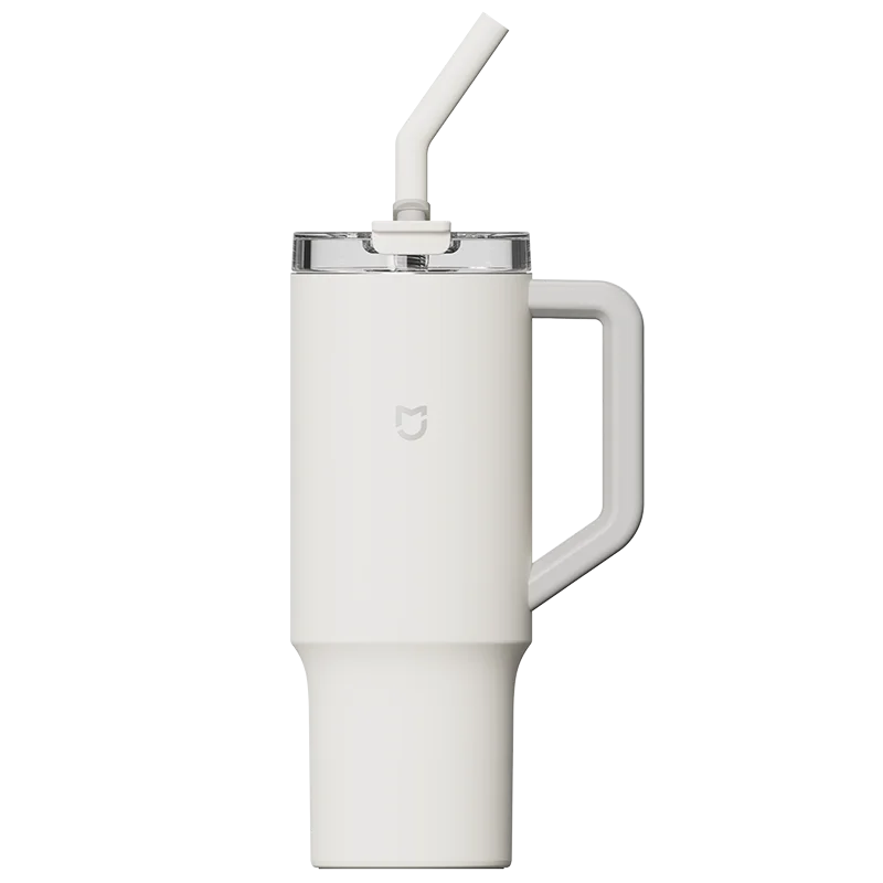 Xiaomi Strohbecher 1L – Hochkapazitiver Isolierbecher aus 316L Edelstahl mit Strohhalm