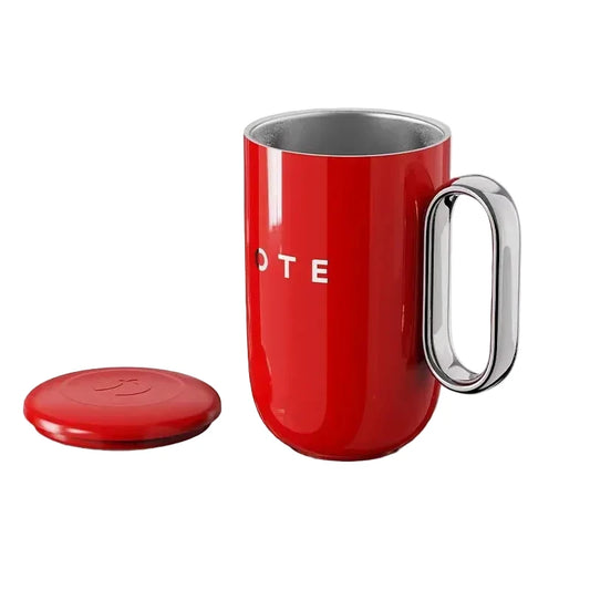 Isolierbecher aus 316 Edelstahl für Home Office und unterwegs | Smarter Home Office rot