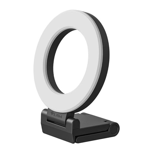 Kompaktes Mini Meeting und Video Ringlicht mit flexibler Halterung - Smarter Home Office - Home Office Zubehör und Ausstattung für Remote Arbeiter