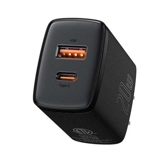 Schnell-Ladegerät 20W mit 2 Ports USB A + Type C - Smarter Home Office - Smartes Arbeiten im Home Office und Unterwegs