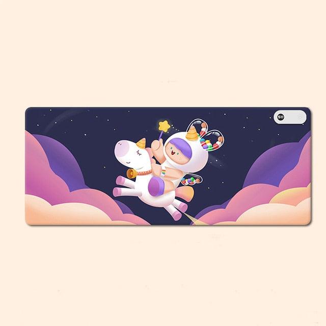 Smarte beheizte Schreibtischunterlage, großes Mauspad beheizbar (New Edition 2023, verschiedene Motive) - Smarter Home Office - Home Office Zubehör und Ausstattung für Remote Arbeiter