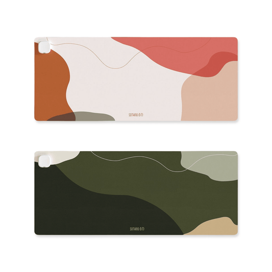 Smarte beheizte Schreibtischunterlage, großes Mauspad beheizbar (Style Edition) - Smarter Home Office - Home Office Zubehör und Ausstattung für Remote Arbeiter