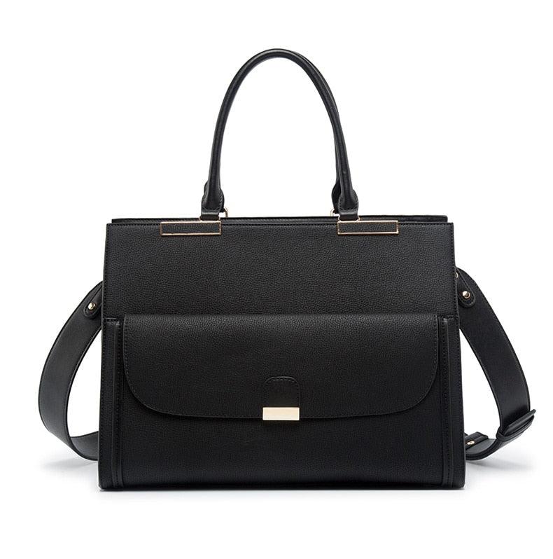 Business-/ Laptoptasche für Damen (14 Zoll), veganes Leder