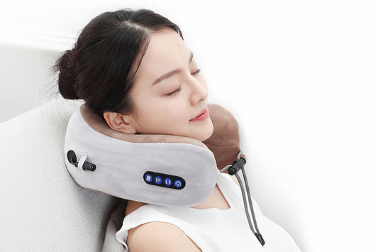 Tragbares, elektrisches Nackenmassage-Gerät - Smarter Home Office - Smartes Arbeiten im Home Office und Unterwegs