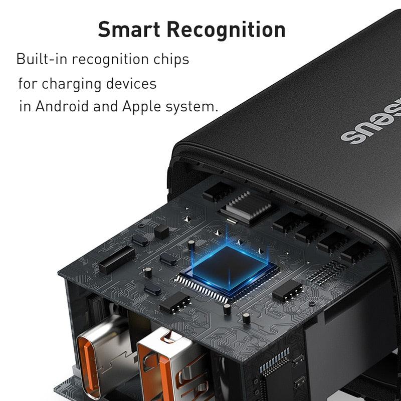 Schnell-Ladegerät 20W mit 2 Ports USB A + Type C - Smarter Home Office - Smartes Arbeiten im Home Office und Unterwegs