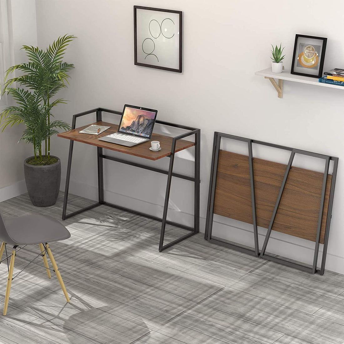 Kompakter und moderner Designer Klapp-Schreibtisch (Empfehlung) - Smarter Home Office - Home Office Zubehör und Ausstattung für Remote Arbeiter