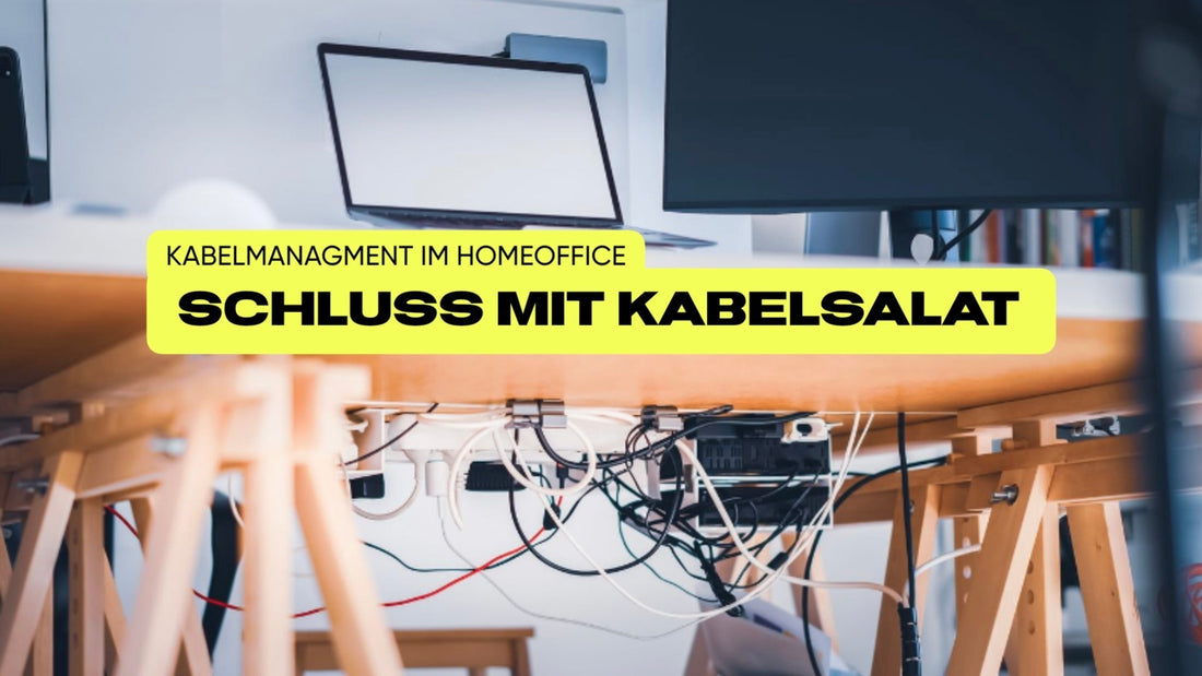 Kabelsalat im Homeoffice? 7 einfache Tipps für mehr Ordnung am Schreibtisch – mit Kabelboxen, Organizern, Ladegeräten und praktischen Lösungen.