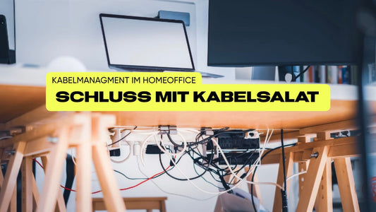 Kabelsalat im Homeoffice? 7 einfache Tipps für mehr Ordnung am Schreibtisch – mit Kabelboxen, Organizern, Ladegeräten und praktischen Lösungen.