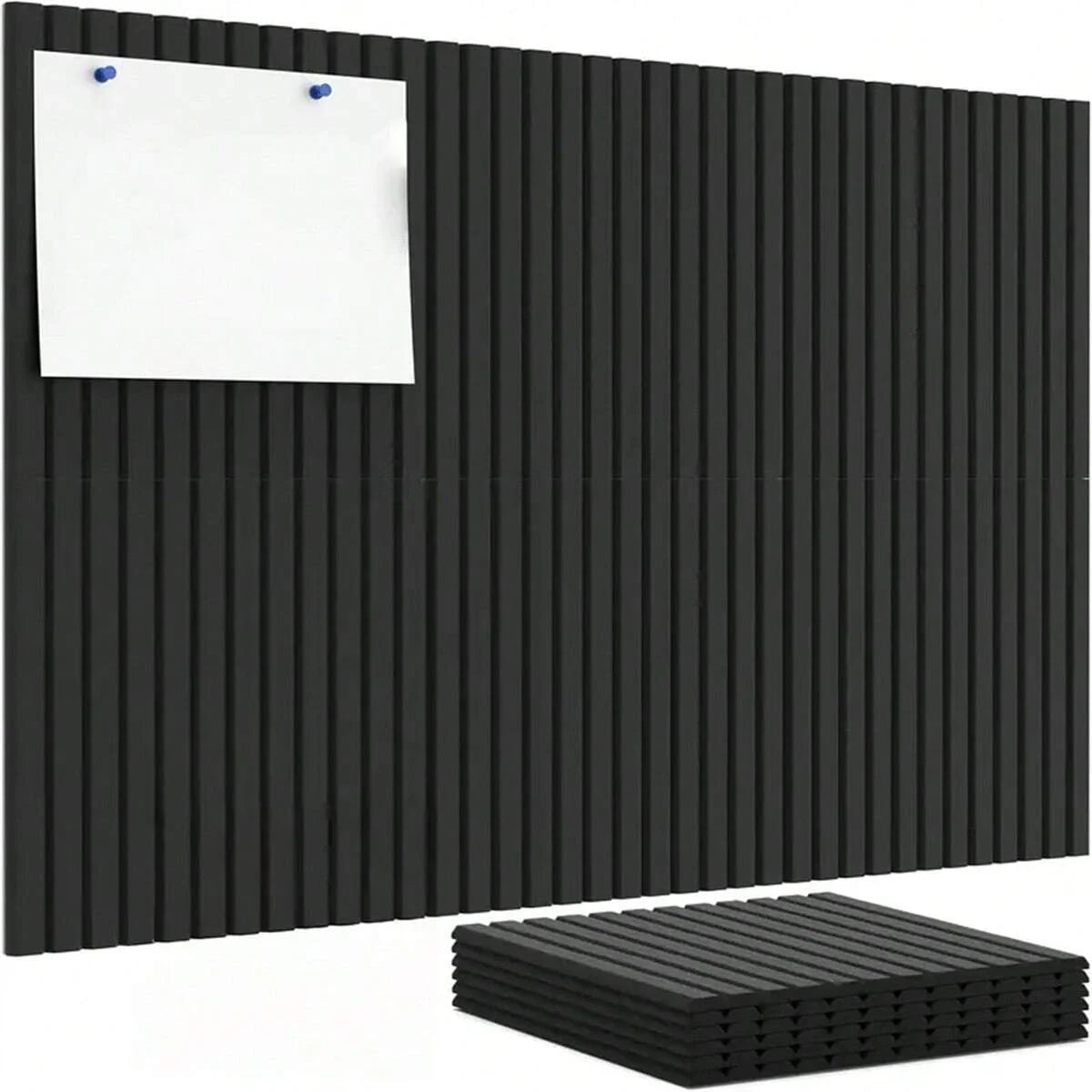 6er-Set Büro-Filz-Pinnwände – Lärmreduzierende Wandtafeln für Notizen, Fotos & Memo