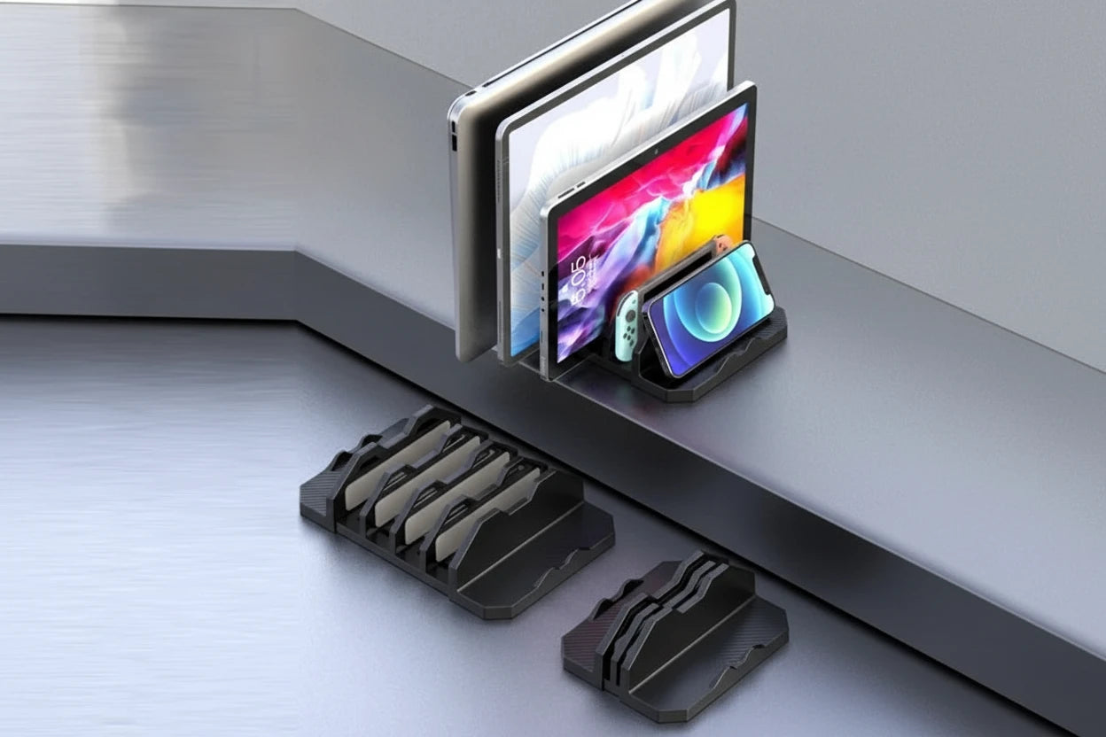 Verstellbarer Vertikaler Laptop-Ständer 3-in-1