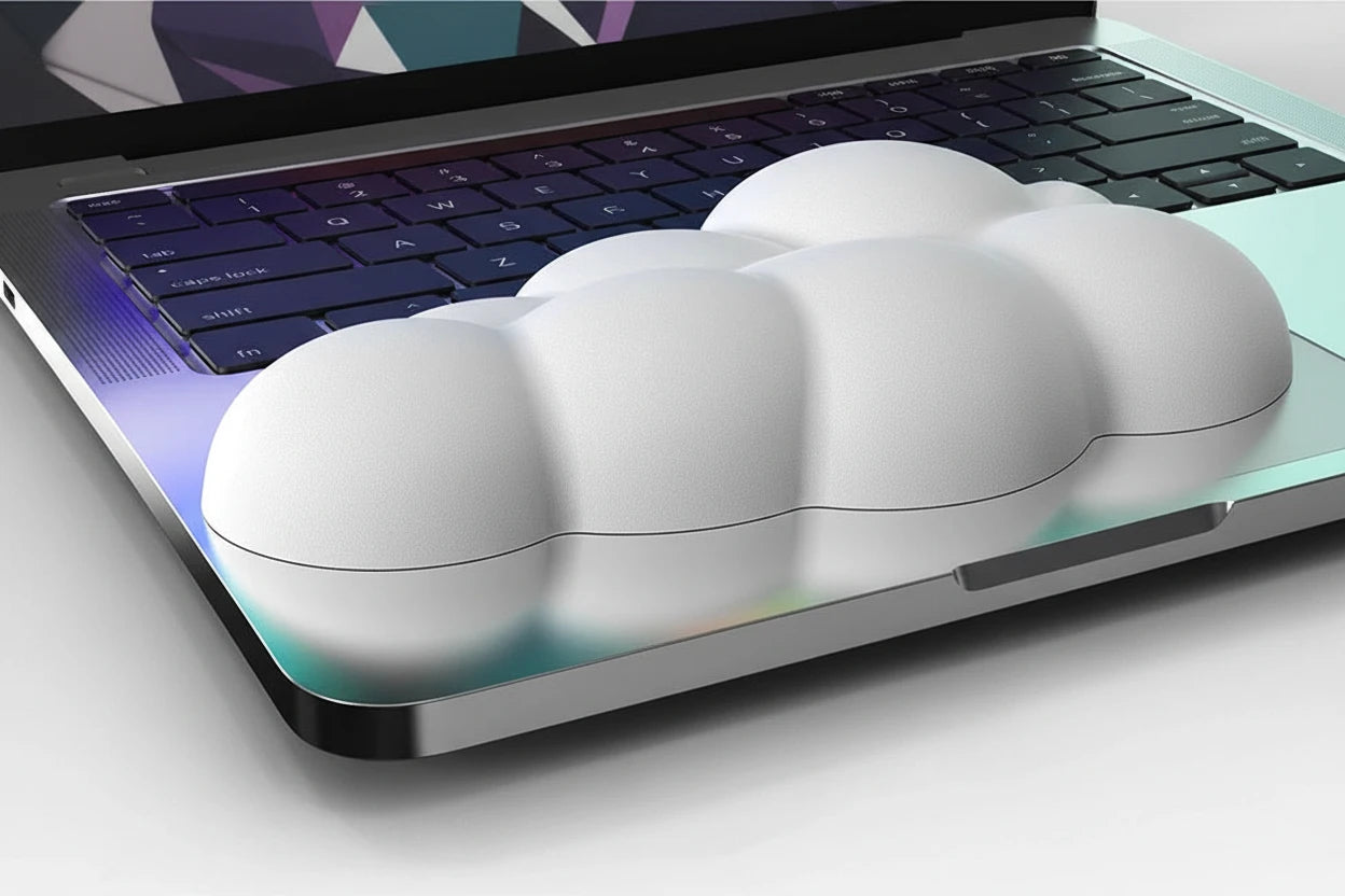 Ergonomisches Mauspad mit Handgelenkauflage – mehr Komfort im Home Office
Dieses hochwertige Mauspad mit integrierter Handgelenkauflage aus Memory Foam passt sich optimal an und entlastet dein Handgelenk bei langen Arbeitszeiten. Die rutschfeste Unterseite sorgt für Stabilität, während die wasserabweisende Oberfläche leicht zu reinigen ist. Perfekt für produktives Arbeiten im Home Office, Büro oder beim Gaming.
