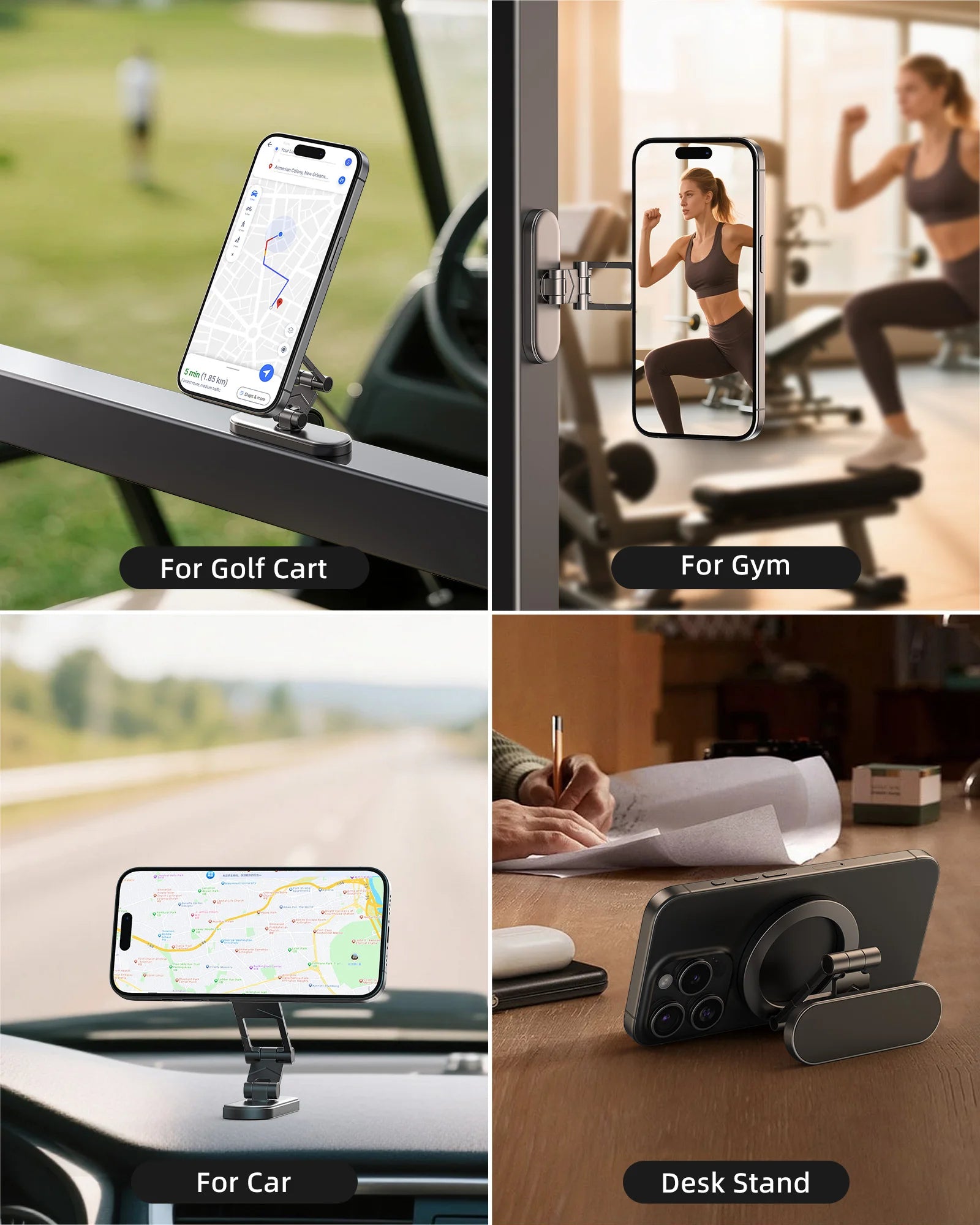 Magnetische Smartphone-Halterung fürs Auto mit 360° Rotation und 20 starken N52-Magneten für sicheren Halt während der Fahrt. MagSafe-kompatibel, faltbar und aus robuster Aluminiumlegierung – ideal für Navigation, Musik und Anrufe im Auto
