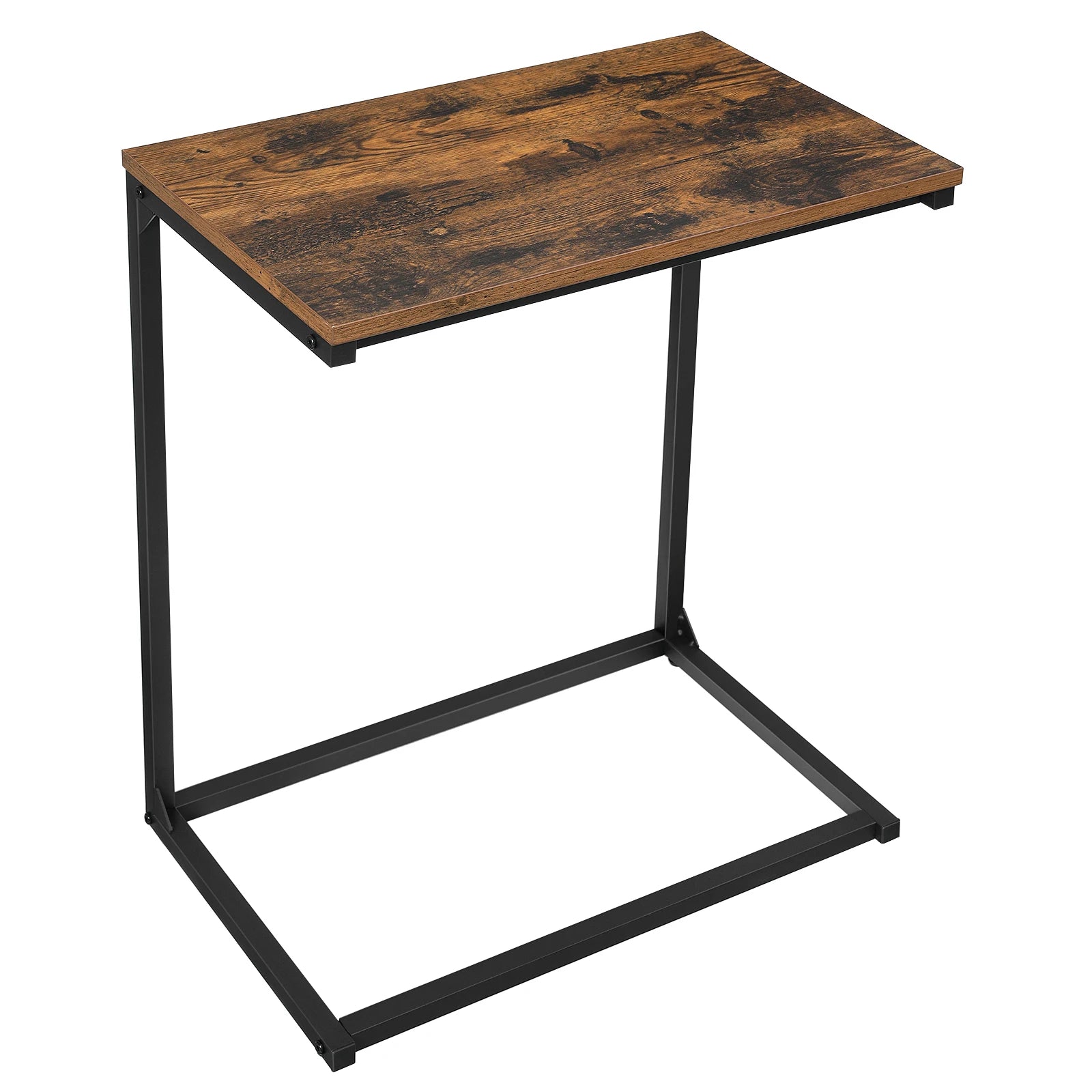 Praktischer Side Table für Sofa und Bett, ideal für Laptop, Tablet oder Kaffee. Platzsparendes Design im Vintage-Stil mit stabilem Stahlgestell, schnell aufgebaut und leicht unter Möbel schiebbar. Perfekt für Homeoffice und entspannte Momente zu Hause.
