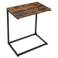 Praktischer Side Table für Sofa und Bett, ideal für Laptop, Tablet oder Kaffee. Platzsparendes Design im Vintage-Stil mit stabilem Stahlgestell, schnell aufgebaut und leicht unter Möbel schiebbar. Perfekt für Homeoffice und entspannte Momente zu Hause.