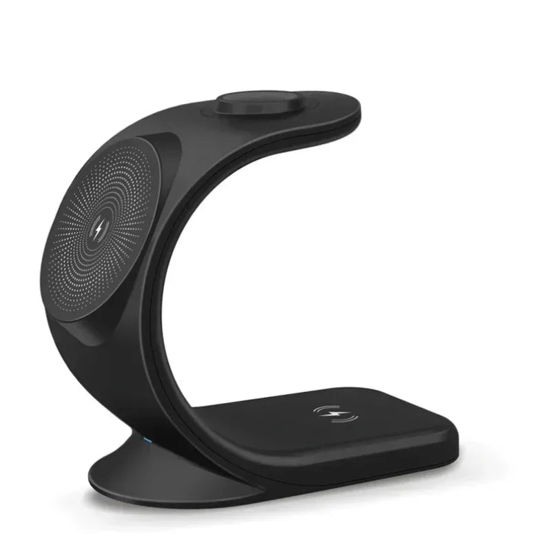 3-in-1 Magnetische Wireless-Ladestation – Schnellladegerät für iPhone, iWatch & AirPods