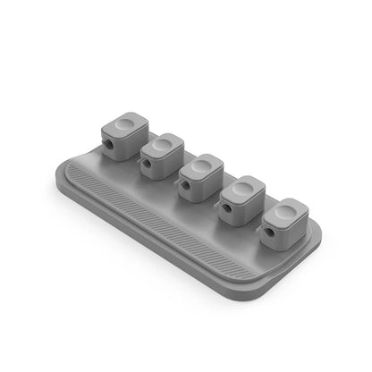 5er-Set Magnetische Kabelclips – Kabelhalter für Schreibtisch, Wand, Büro & Auto