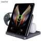 3-in-1 Wireless Charger für Samsung Galaxy Smartphone, Watch & Buds – kabellos, schnellladend, kompakt und ideal für Büro, Zuhause oder Reisen.