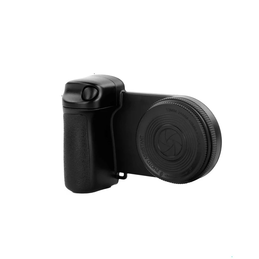 Smartphone Camera Shutter Grip – Wireless Bluetooth Selfie Handle mit Licht
