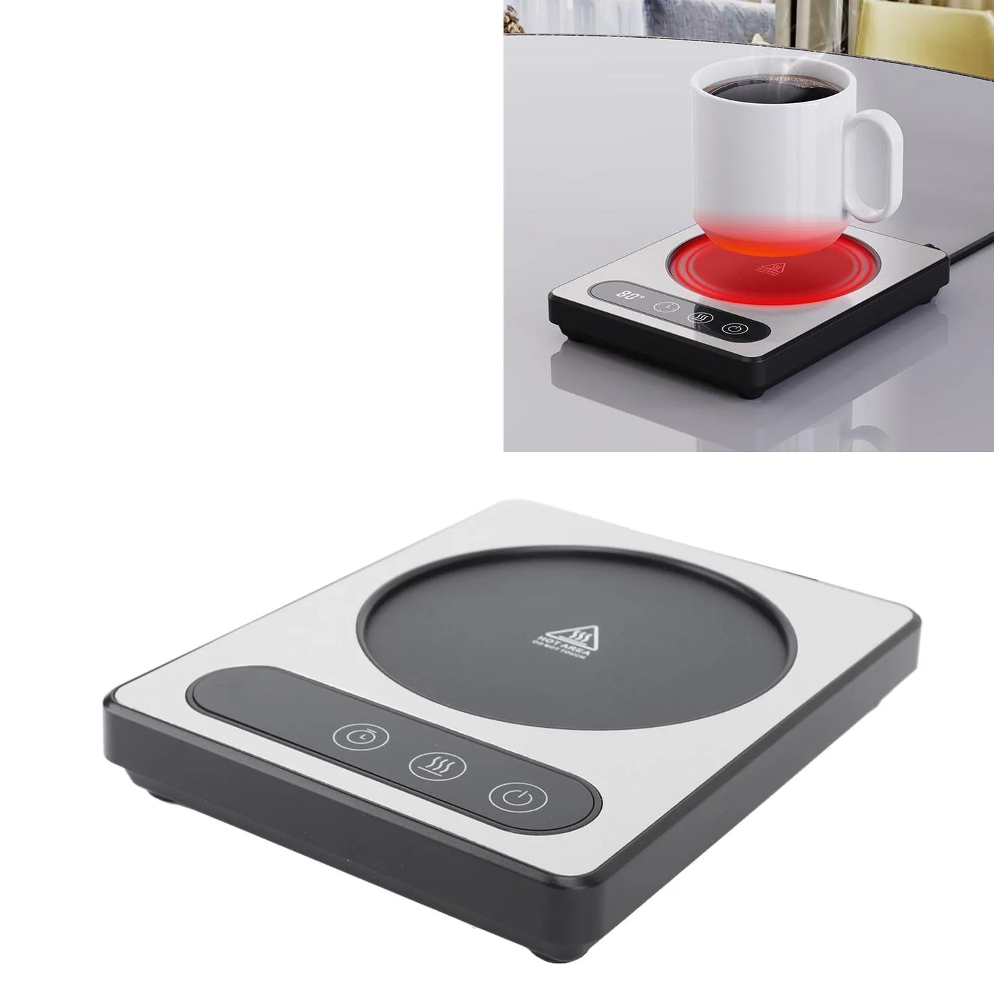 Intelligenter Touch-Kaffeewärmer mit einstellbarer Temperatur