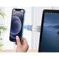 Magnetischer Laptop-Phone-Halter aus Aluminium zur seitlichen Befestigung von Smartphone oder Tablet am Laptop oder Monitor. Ideal für Multitasking, Video-Calls und produktives Arbeiten im Büro oder Homeoffice – kompakt, stabil und leicht transportierbar.