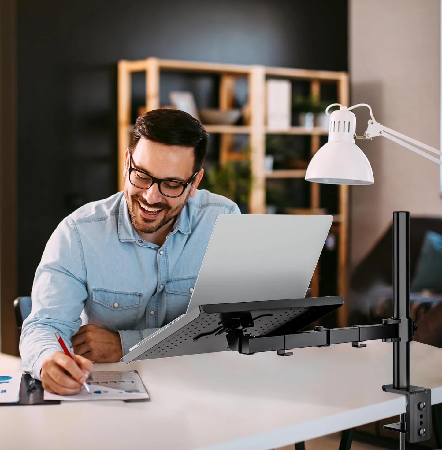 Laptop Stand mit 360° Drehung & Kühlsystem