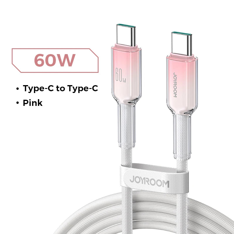 Joyroom USB-C auf USB-C Kabel – PD 100W Schnellladekabel