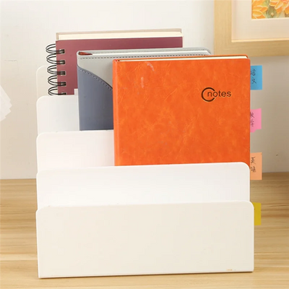 SOFT-Schreibtisch-Organizer mit 4 Fächern – Vertikaler Dokumentenhalter & Aufbewahrungsregal für Büro, Post und Elektronik