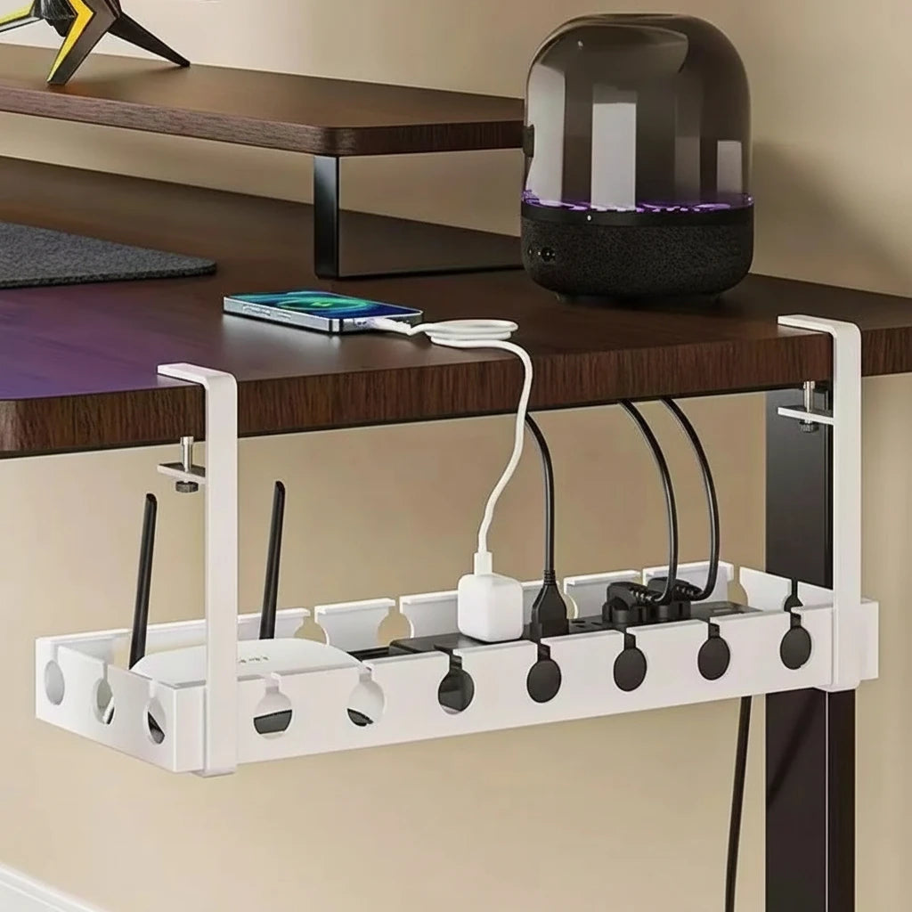 Ausziehbarer Kabel Organizer für Schreibtisch – Kabelmanagement ohne Bohren
