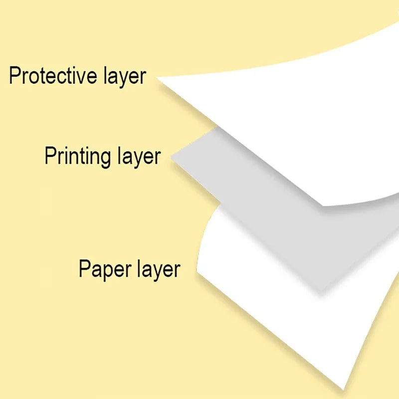 Tragbarer A4 Thermodrucker mit Bluetooth – kabelloses Drucken ohne Tinte