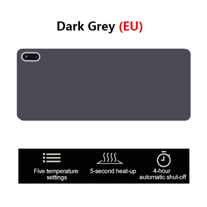 Beheiztes Mauspad mit Touch-Steuerung und Fünf Temperaturstufen