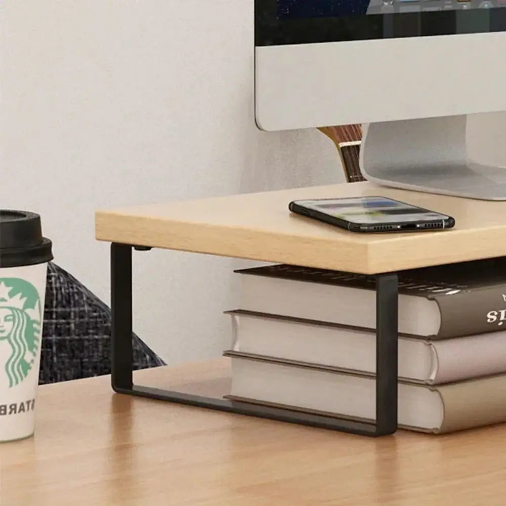 Ergonomische Monitorbasis mit Stauraum für Büro und Homeoffice. Hebt den Bildschirm auf Augenhöhe, schafft Platz für Tastatur und Zubehör, stabil und platzsparend. Einfach zu montieren und sofort einsatzbereit.