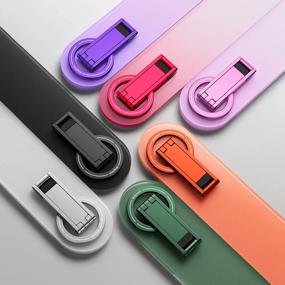 Faltbarer und kompakter Handyhalter ideal für Reisen und Remote Work | Smarter Home Office