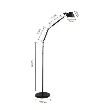Moderne LED Stehlampe mit langem Arm
