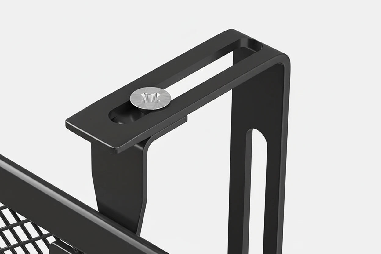 5-Tier Dokumentenorganizer aus stabilem Metall-Mesh für Büro und Homeoffice. Platzsparende Briefablage mit vertikalem Design für strukturierte Aufbewahrung von Dokumenten, Ordnern und Unterlagen – freistehend oder zur Wandmontage geeignet.