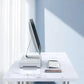 ORICO KCS1 Monitorständer aus Aluminium für eine ergonomische Bildschirmhöhe und einen aufgeräumten Arbeitsplatz. Hebt Laptop oder Monitor auf Augenhöhe, entlastet Nacken und Rücken und schafft zusätzlichen Stauraum unter dem Ständer. Integriertes Kabelmanagement sorgt für Ordnung, das minimalistische Aluminium-Design passt perfekt ins Homeoffice oder Büro und ist kompatibel mit MacBook, Lenovo, Dell und weiteren Geräten.
