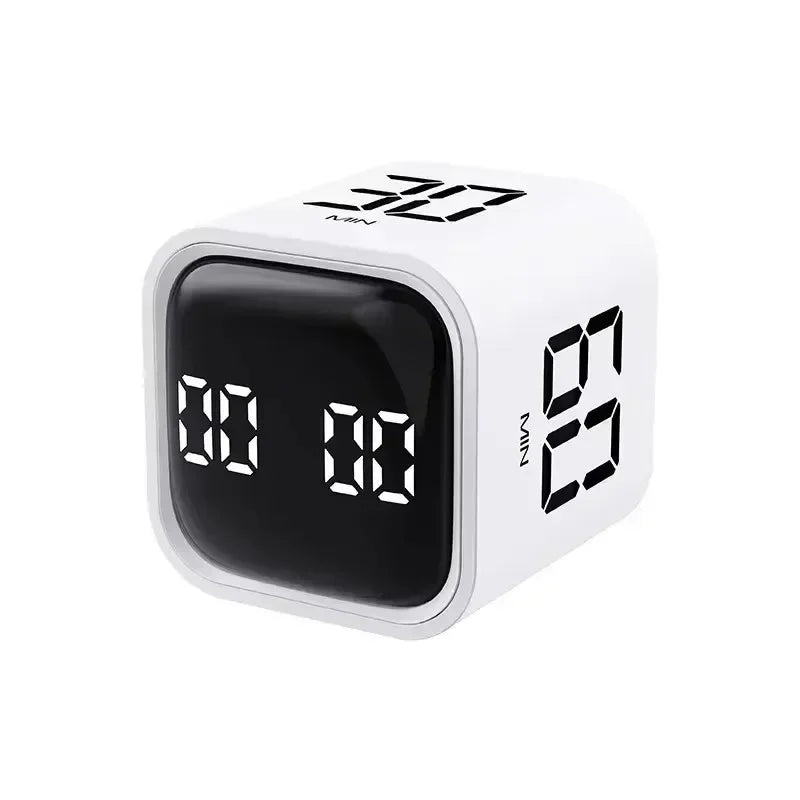 Smarter Cube Timer – mehr Fokus und Struktur im Home Office
Mit diesem praktischen Cube Timer organisierst du deine Arbeitszeit ganz einfach. Durch Drehen startest du sofort voreingestellte Zeiten wie 5, 10 oder 25 Minuten – perfekt für produktives Arbeiten und effektives Zeitmanagement. Ideal für Home Office, Lernen und konzentrierte Work Sessions.