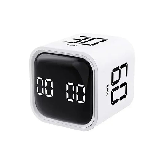 Smarter Cube Timer – mehr Fokus und Struktur im Home Office
Mit diesem praktischen Cube Timer organisierst du deine Arbeitszeit ganz einfach. Durch Drehen startest du sofort voreingestellte Zeiten wie 5, 10 oder 25 Minuten – perfekt für produktives Arbeiten und effektives Zeitmanagement. Ideal für Home Office, Lernen und konzentrierte Work Sessions.