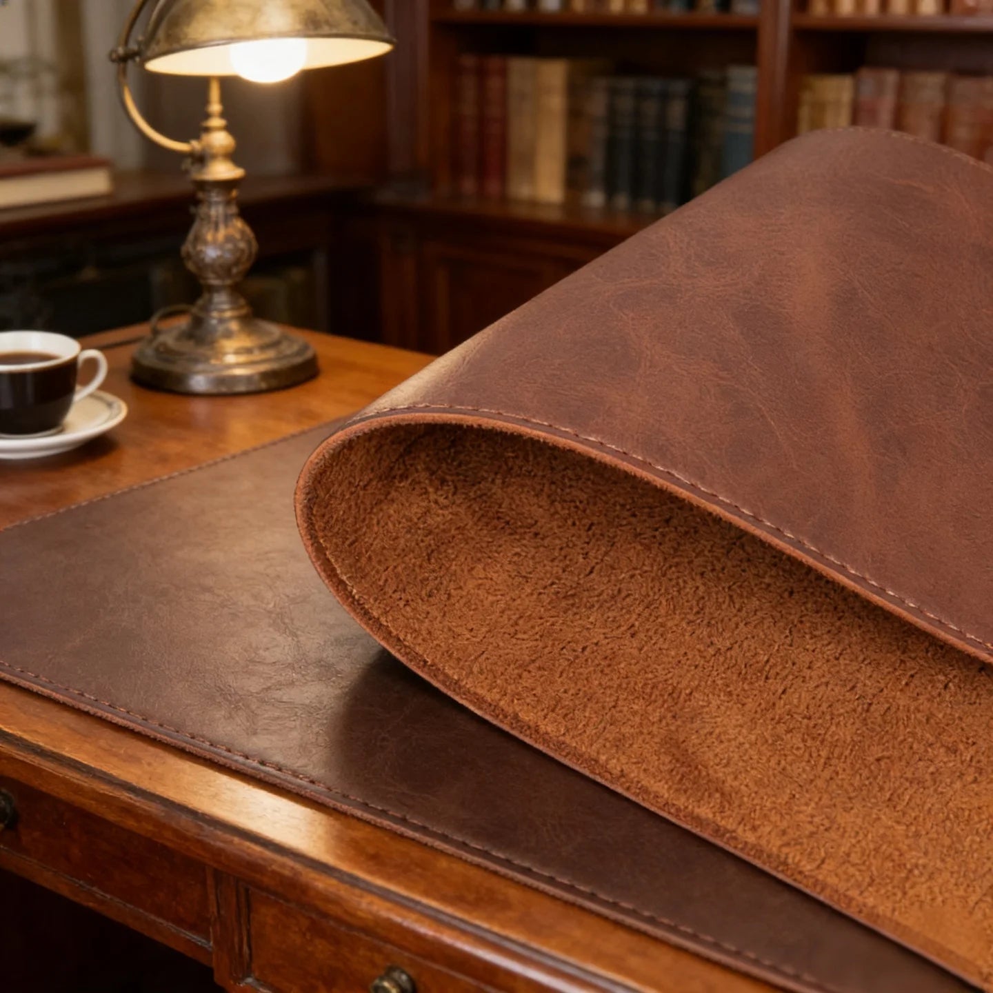 Große Schreibtischunterlage aus Leder – perfektes Setup für dein Home Office
Diese elegante Schreibtischunterlage aus Kunstleder kombiniert Schutz, Komfort und modernes Design. Die glatte Oberfläche ermöglicht präzise Mausbewegungen und ein angenehmes Schreibgefühl, während sie deinen Schreibtisch vor Abnutzung schützt. Perfekt für ein stilvolles und produktives Home Office.