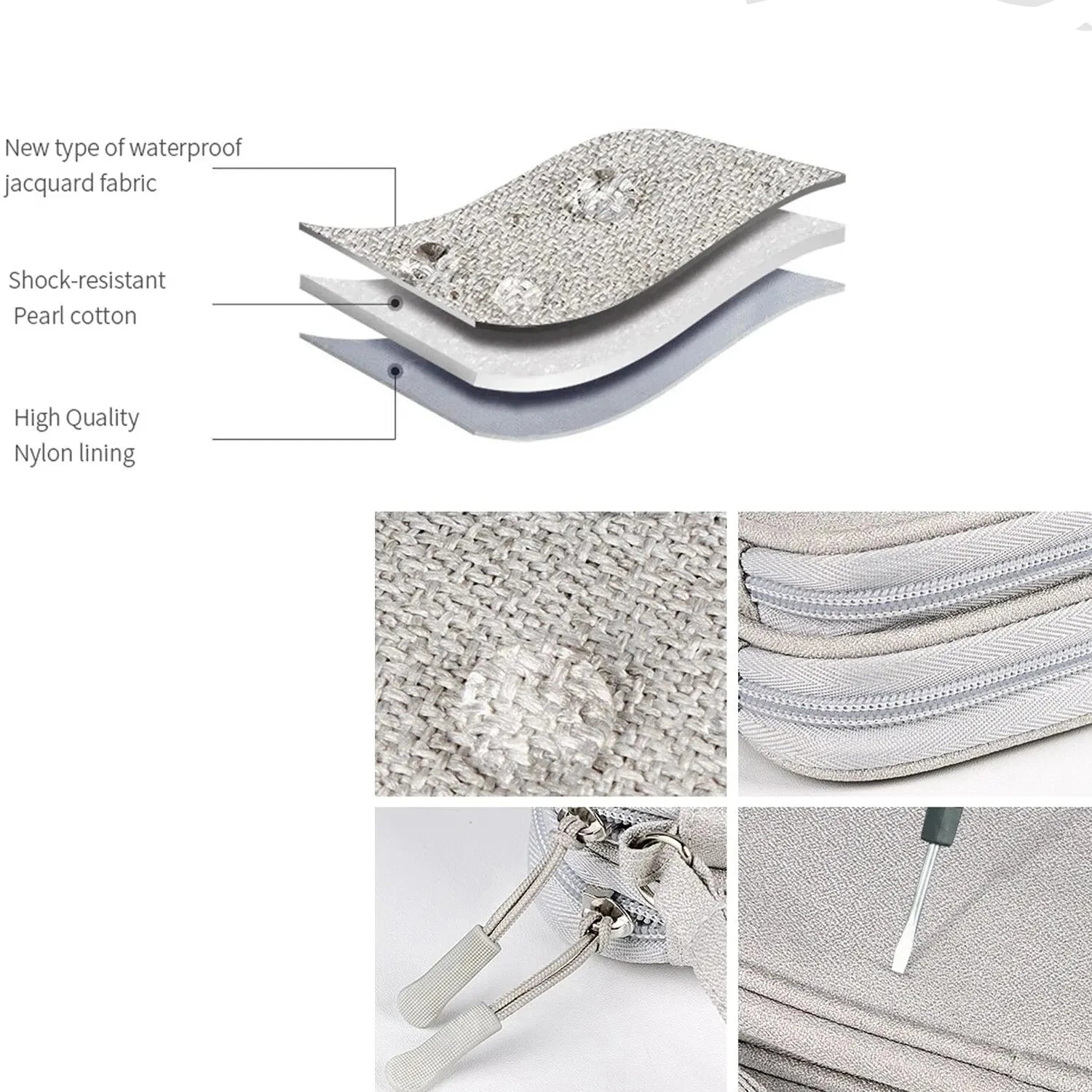 Kompakte Aufbewahrungstasche für Kabel, Ladegeräte und Technikzubehör aus strapazierfähigem, wasserdichtem Nylon. Mehrlagige Fächer sorgen für Ordnung und schnellen Zugriff – ideal für Reisen, Büro und den täglichen Einsatz.