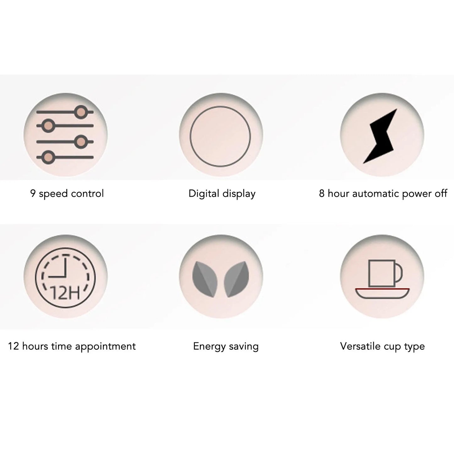 Intelligenter Touch-Kaffeewärmer mit einstellbarer Temperatur