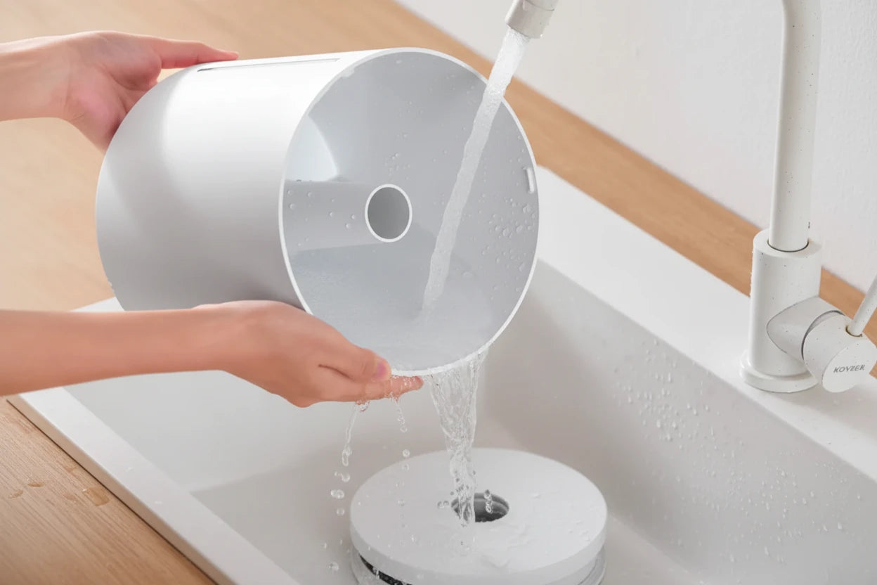 Leistungsstarker Ultraschall-Luftbefeuchter mit 4 L Wassertank für ein gesundes Raumklima. Befeuchtungsleistung bis 300 ml/h, leiser Betrieb und 99,9 % antibakterielle Effizienz – ideal für Home Office, Büro und Schlafzimmer