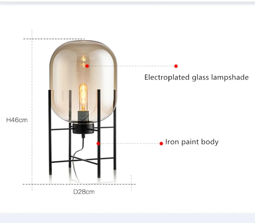 Moderne Tischlampe im nordischen Design für dein Home Office
Diese stilvolle Tischlampe kombiniert minimalistisches Design mit funktionaler Beleuchtung. Der hochwertige Glas-Lampenschirm und das robuste Metall sorgen für eine elegante Optik und langlebige Qualität. Perfekt als Schreibtischlampe im Home Office oder als dekoratives Licht im Wohn- und Schlafzimmer. Dank E27 Fassung kannst du Helligkeit und Lichtfarbe individuell anpassen.