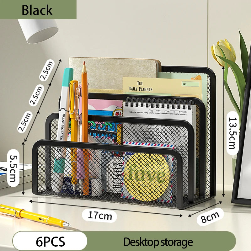 Metall-Mesh Briefsortierer mit 3 Fächern