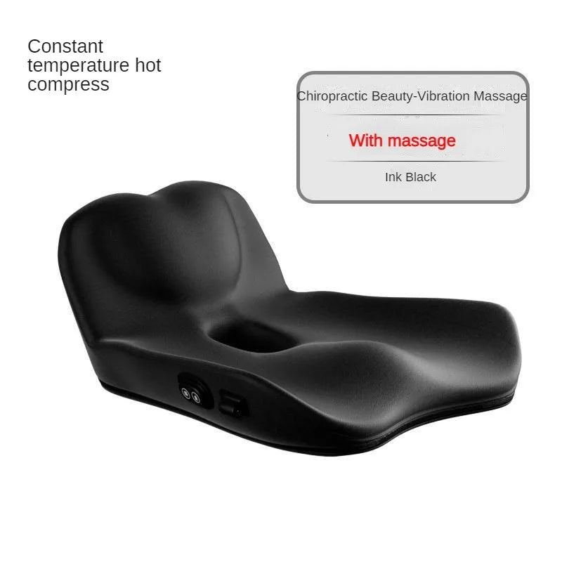 Ergonomisches Sitzkissen aus Memory-Schaum für Büro, Homeoffice oder Zuhause. Entlastet Lenden- und Steißbeinbereich, unterstützt aufrechte Sitzhaltung und bietet optional Massagefunktion. Abnehmbarer Bezug für einfache Reinigung.