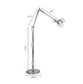 Moderne LED Stehlampe mit langem Arm